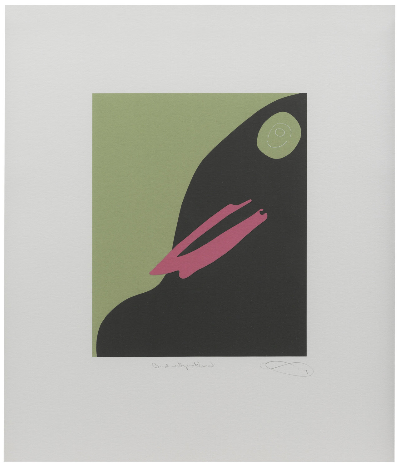 Bird with Pink Beak Gary Hume