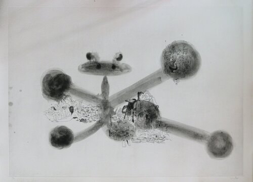 More Sketches of Spain - for Miles Davis di George Condo, Stampa in vendita su Singulart