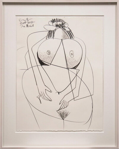 The Maid di George Condo, Opera su carta in vendita su Singulart