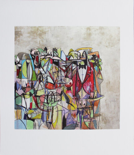 Plate 13,Compression IV di George Condo, Stampa in vendita su Singulart