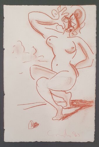 Woman di George Condo, Opera su carta in vendita su Singulart