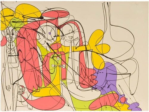 Reclining Nude Forms (State I) van George Condo, Afdruk te koop op Singulart
