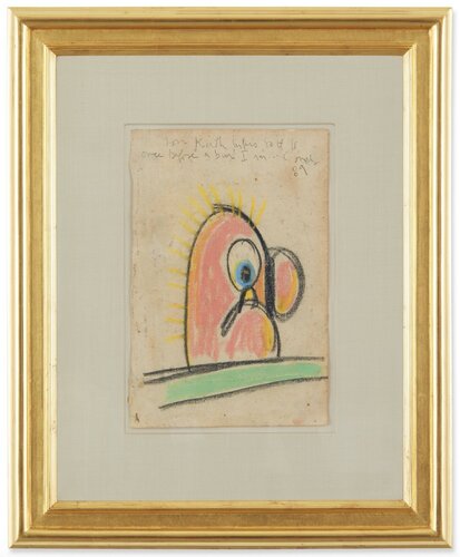 Untitled (Keith Haring) van George Condo, Werk op papier te koop op Singulart