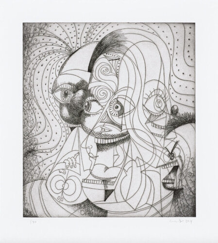 The Insane Clown by George Condo, Print for Sale on Singulart