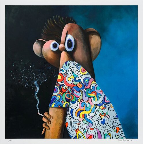 George Condo Lost In Time di George Condo, Stampa in vendita su Singulart