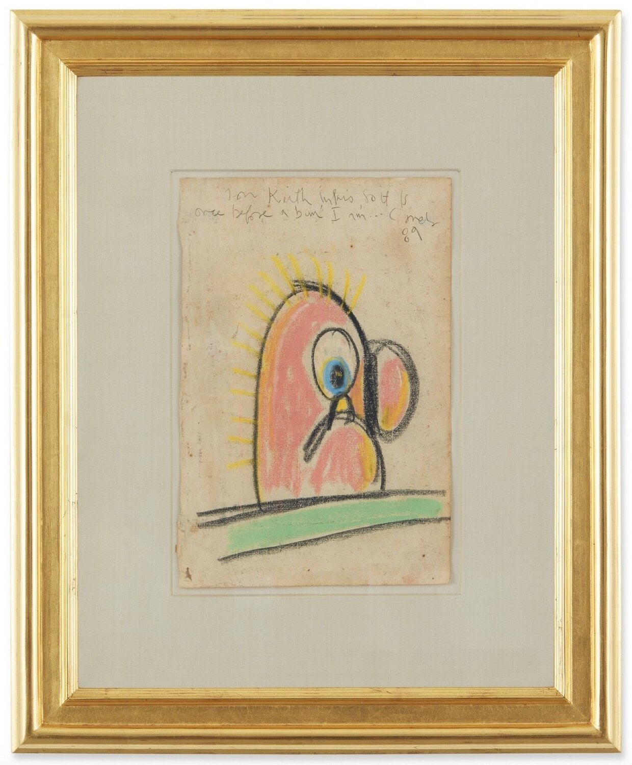 Untitled (Keith Haring) George Condo