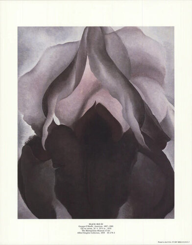 Black Iris III by Georgia O'Keeffe, Print for Sale on Singulart