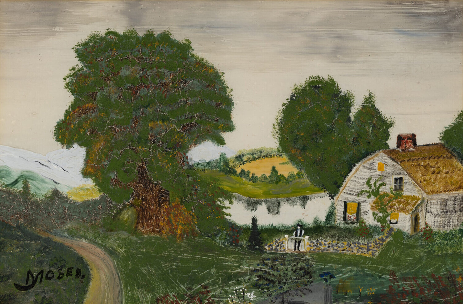 Untitled (Landscape) Grandma Moses