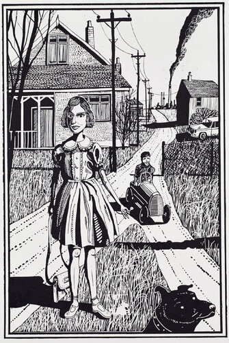 Six Snapshots of Julie (Black and White) (Full Series) van Grayson Perry, Afdruk te koop op Singulart