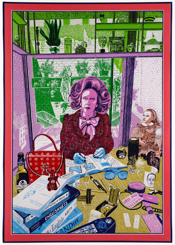 Vote for Me! (woodcut) van Grayson Perry, Afdruk te koop op Singulart