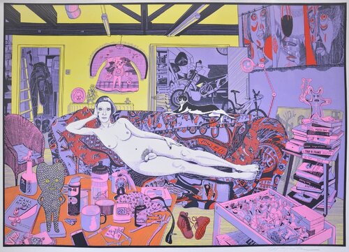 Reclining Artist van Grayson Perry, Afdruk te koop op Singulart