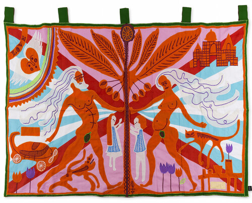 Marriage Flag di Grayson Perry, Tessile in vendita su Singulart