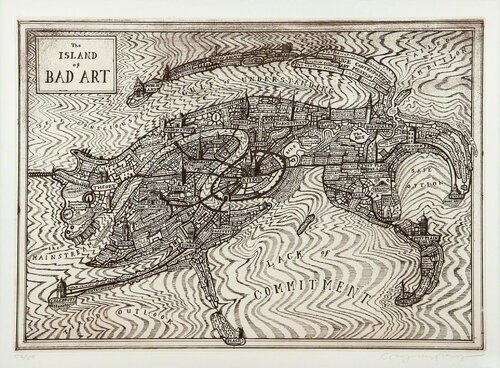Island of Bad Art van Grayson Perry, Afdruk te koop op Singulart