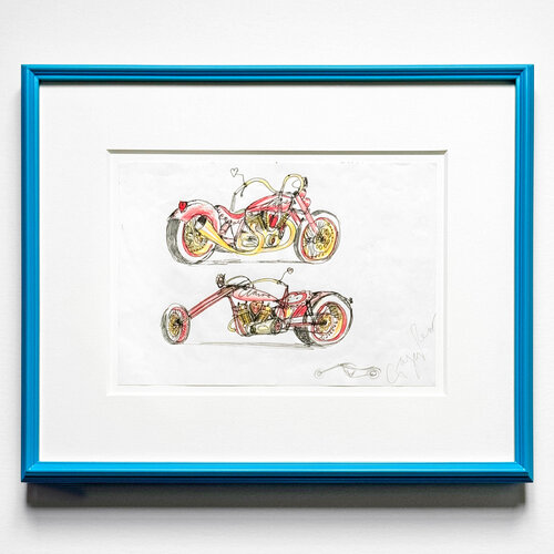 Studies for a motorbike by Grayson Perry, Work on Paper for Sale on Singulart