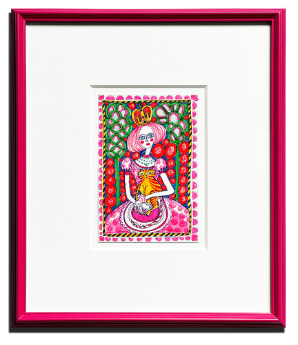 Queen and Cat di Grayson Perry, Opera su carta in vendita su Singulart