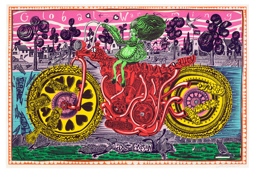 Selfie with Political Causes (Etching) by Grayson Perry, Print for Sale on Singulart