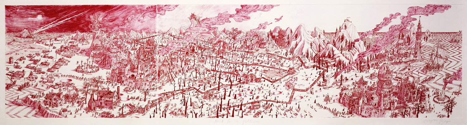 Print For A Politician (Deep Red) Grayson Perry Stampa in vendita