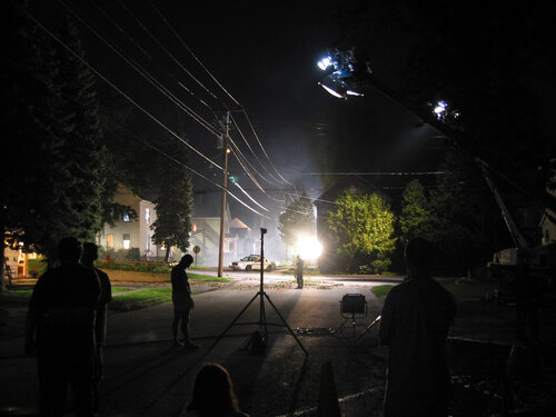 Production Still (Library St.) by Gregory Crewdson, 사진 for Sale on Singulart