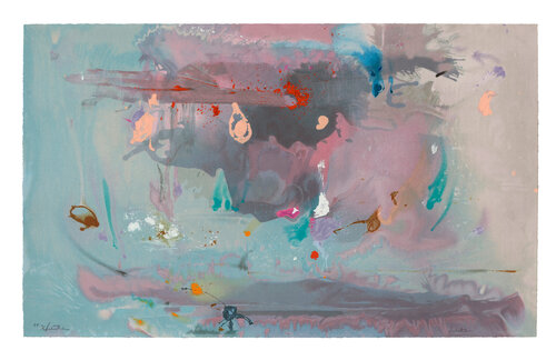 Grey Fireworks van Helen Frankenthaler, Afdruk te koop op Singulart