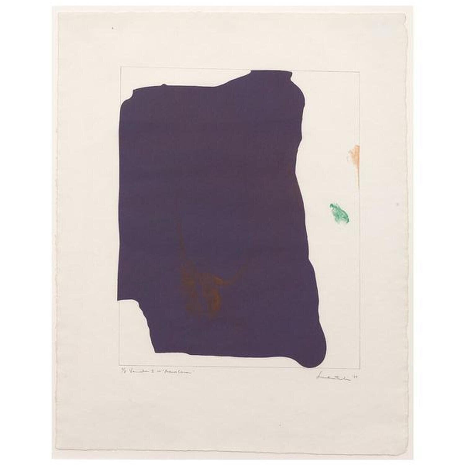 Variation I on Mauve Corner Helen Frankenthaler