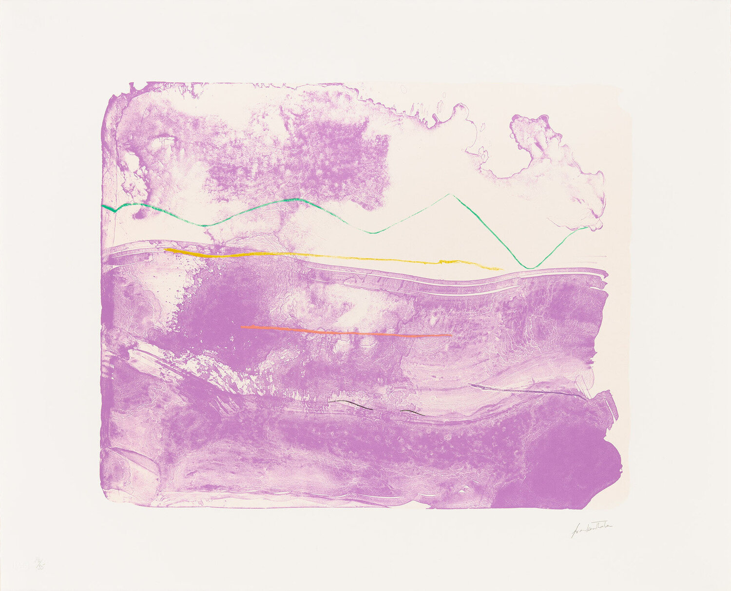 Lilac Sweep Helen Frankenthaler