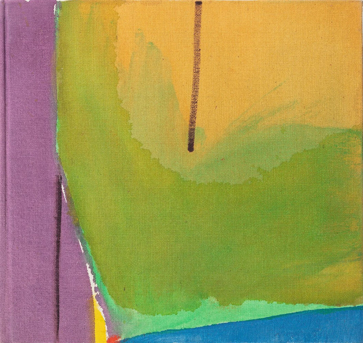 Painted Book Cover Helen Frankenthaler Dipinto originale in vendita