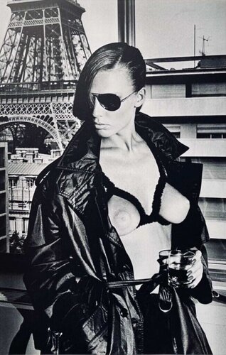 Gunilla Bergstrom, Paris, 1977 de Helmut Newton, Fotografía a la venta en Singulart