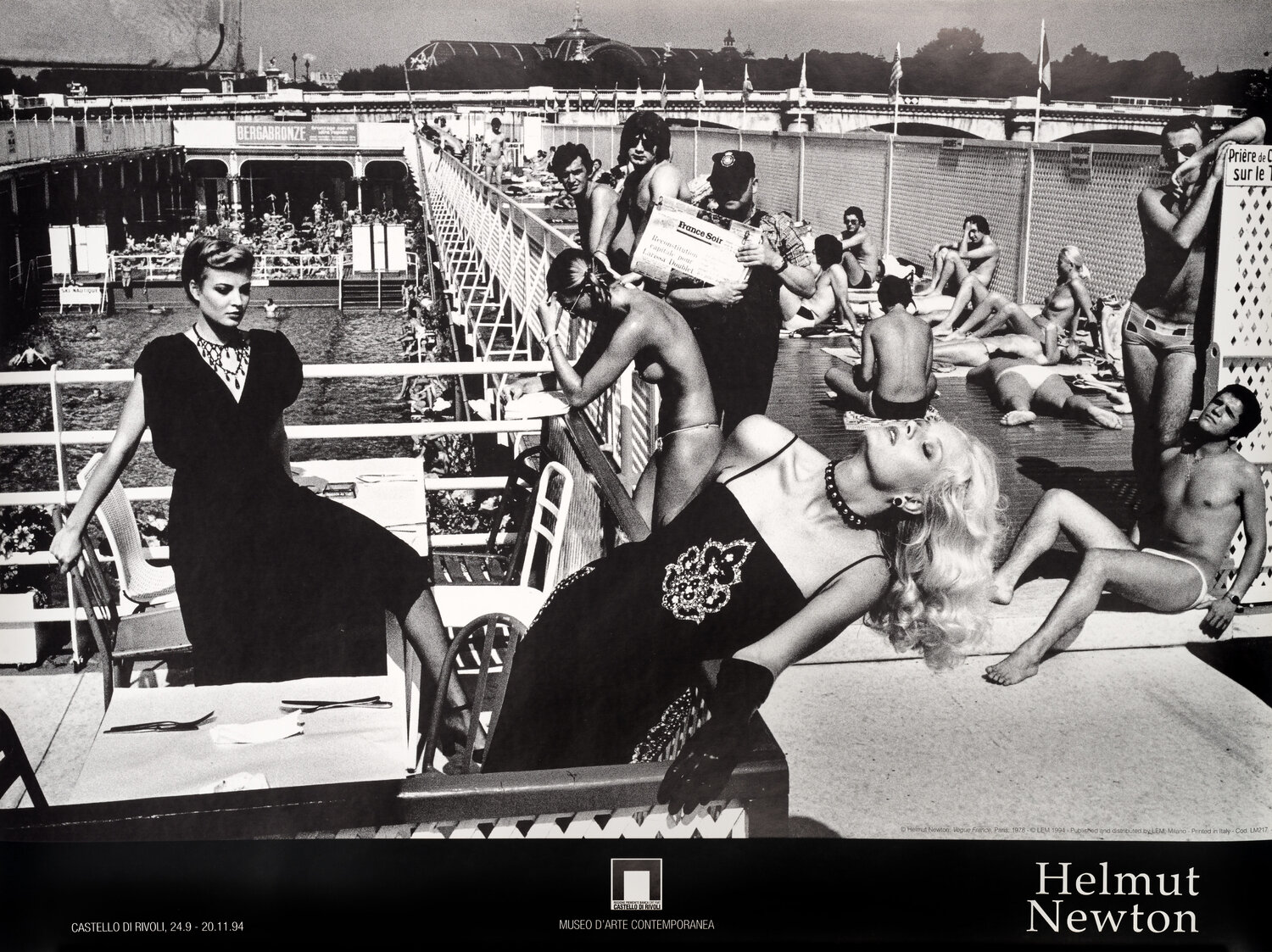 Piscine Deligny Helmut Newton Stampa in vendita