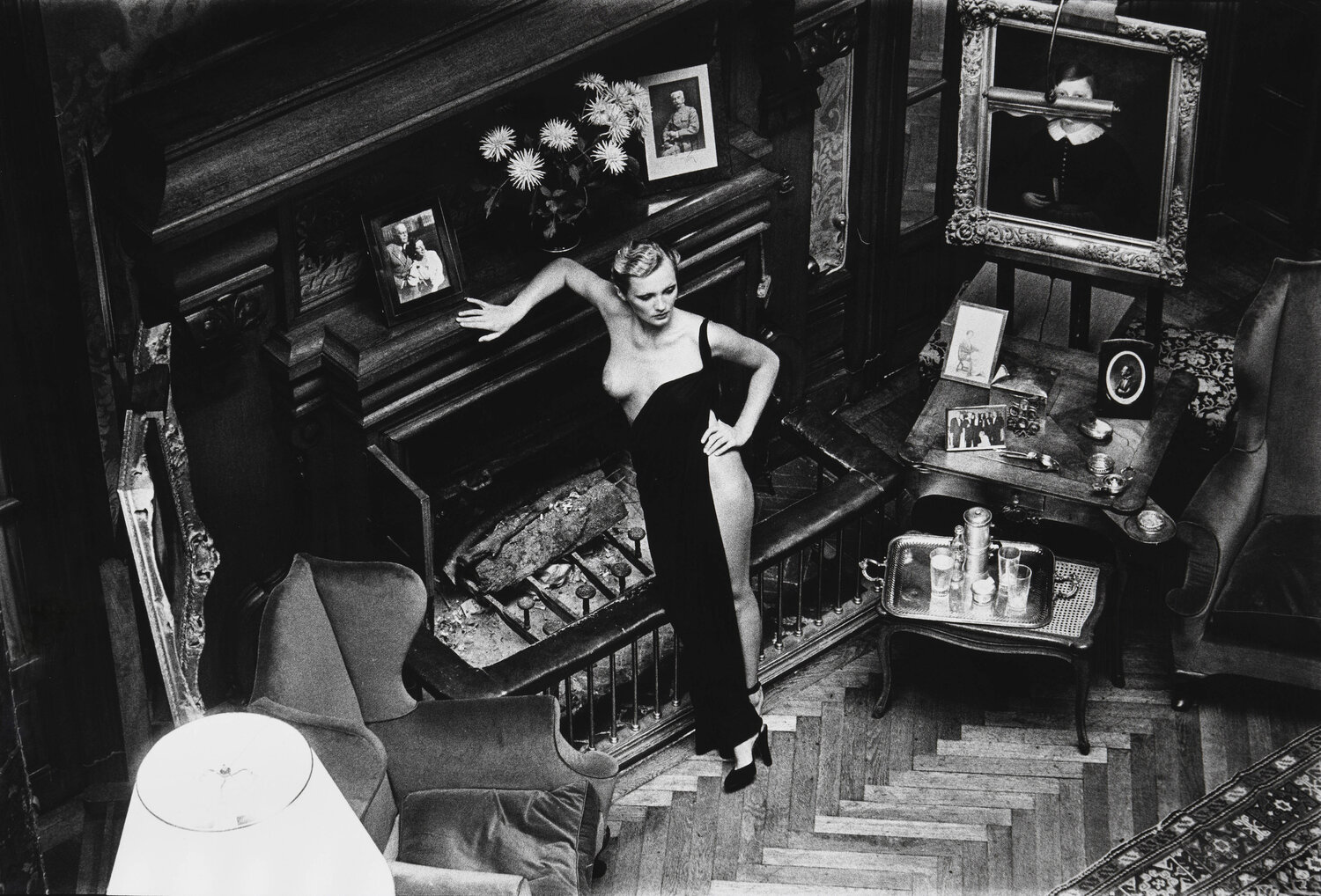 Roselyne at Arcangues Helmut Newton Fotografia in vendita