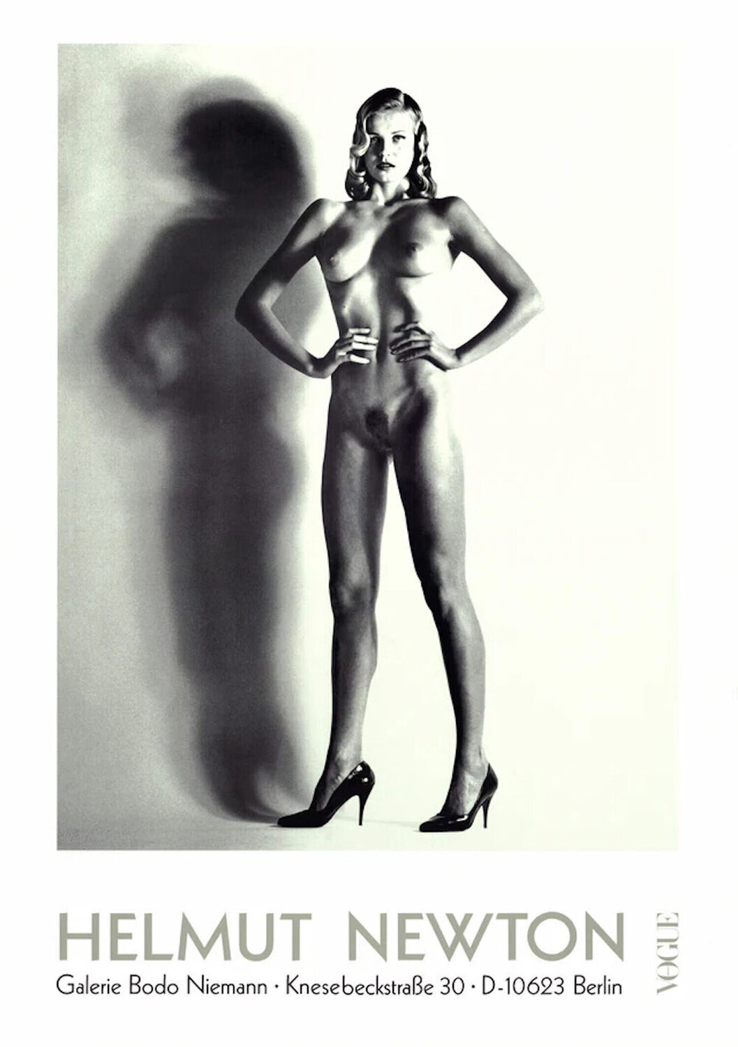 Big Nude Helmut Newton Print for sale