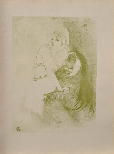 Sarah Bernhard dans Phèdre by Henri de Toulouse-Lautrec, Print for Sale on Singulart