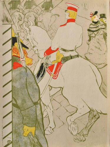 Le cavalier allemand di Henri de Toulouse-Lautrec, Stampa in vendita su Singulart