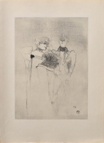 Elégante et son prétendant by Henri de Toulouse-Lautrec, Print for Sale on Singulart