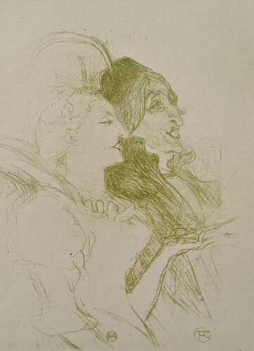 Sarah Bernhard by Henri de Toulouse-Lautrec, Print for Sale on Singulart
