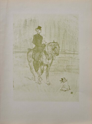La cavalière et le chien by Henri de Toulouse-Lautrec, Print for Sale on Singulart