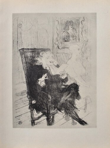 Alphonse De Toulouse Lautrec by Henri de Toulouse-Lautrec, Print for Sale on Singulart