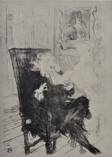 Alphonse De Toulouse Lautrec by Henri de Toulouse-Lautrec, Print for Sale on Singulart