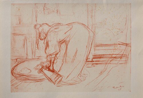 La femme de chambre by Henri de Toulouse-Lautrec, Print for Sale on Singulart