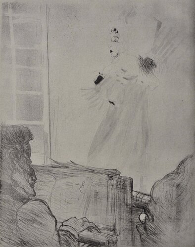 La chanteuse et le pianiste van Henri de Toulouse-Lautrec, Afdruk te koop op Singulart