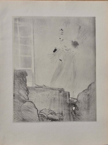 La chanteuse et le pianiste par Henri de Toulouse-Lautrec, Édition en vente sur Singulart