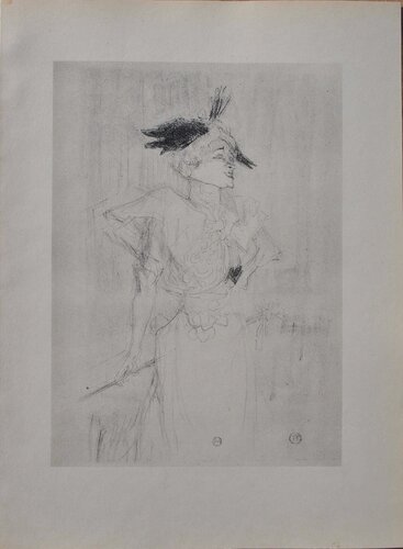 Elégante au chapeau van Henri de Toulouse-Lautrec, Afdruk te koop op Singulart