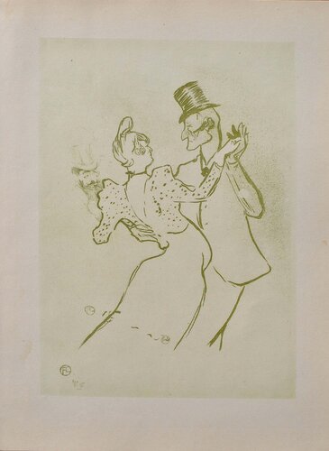 Le couple dansant by Henri de Toulouse-Lautrec, Print for Sale on Singulart