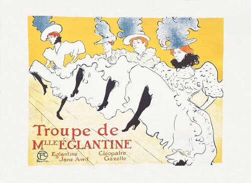 Troupe de Melle Eglantine by Henri de Toulouse-Lautrec, Print for Sale on Singulart