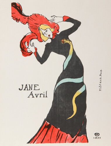 Jane Avril Henri de Toulouse-Lautrec