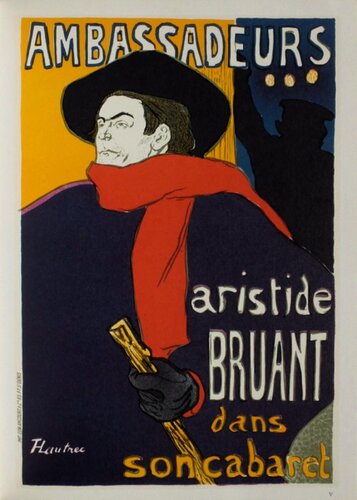 Aristide Bruant - Ambassadeurs par Henri de Toulouse-Lautrec, Édition en vente sur Singulart