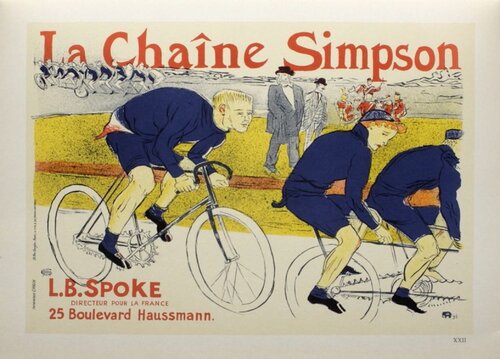 La chaîne Simpson von Henri de Toulouse-Lautrec, Druck kaufen auf Singulart