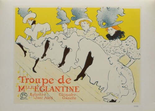La troupe de Melle Eglantine Henri de Toulouse-Lautrec