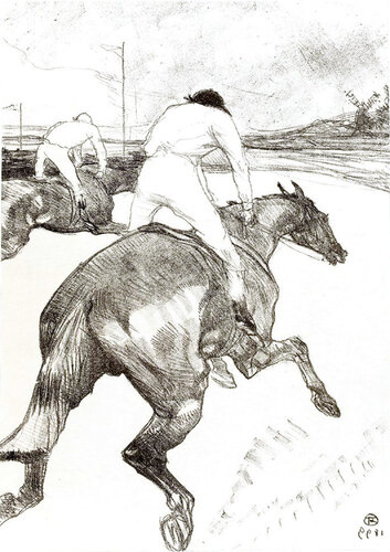 Le jockey par Henri de Toulouse-Lautrec, Édition en vente sur Singulart