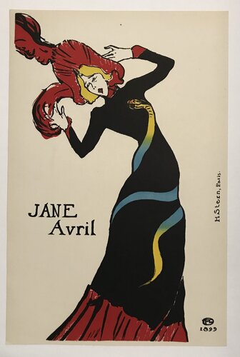 Jane Avril par Henri de Toulouse-Lautrec, Édition en vente sur Singulart