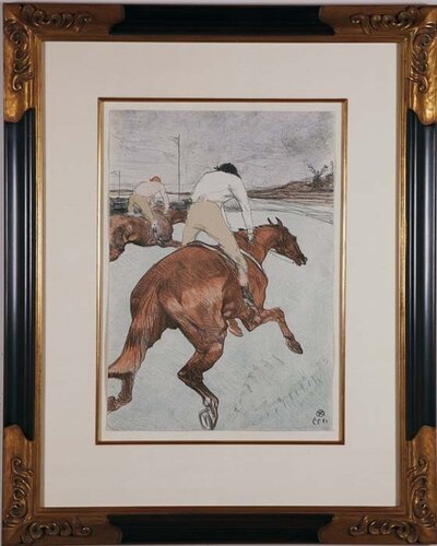 Les Jockeys - Chevaux de Courses par Henri de Toulouse-Lautrec, Édition en vente sur Singulart